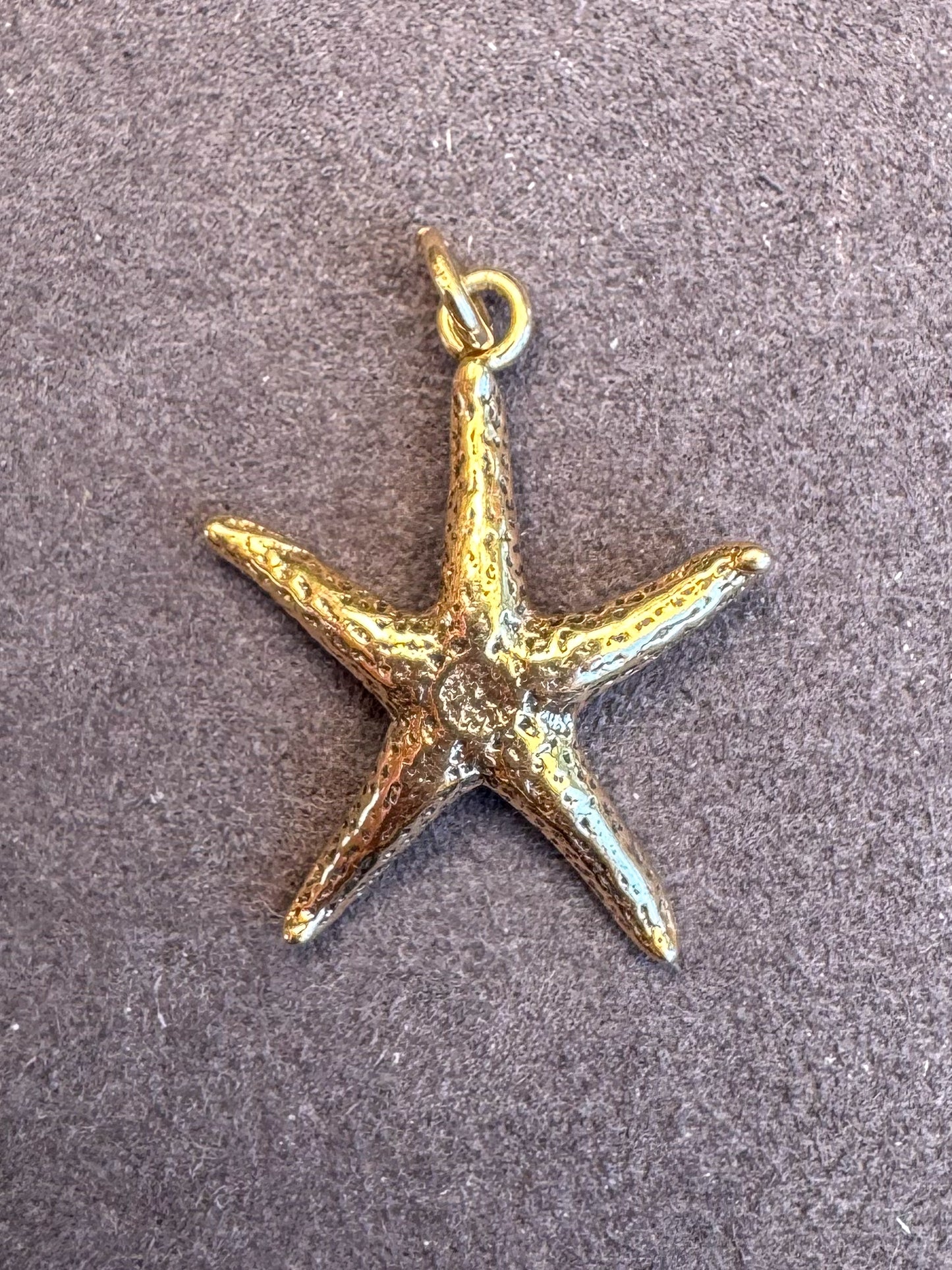 14K Yellow Gold Starfish Charm