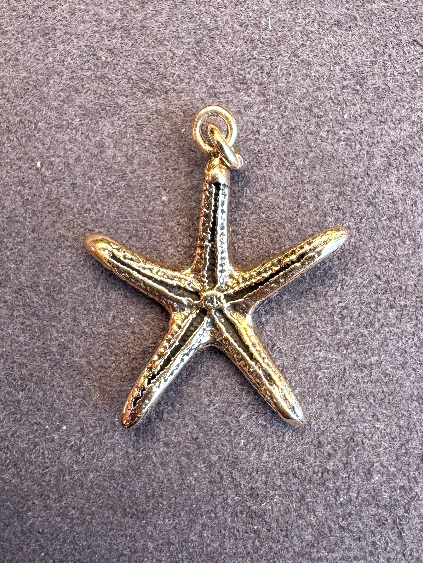 14K Yellow Gold Starfish Charm